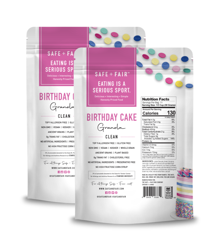 Birthday Cake Granola Two Pack